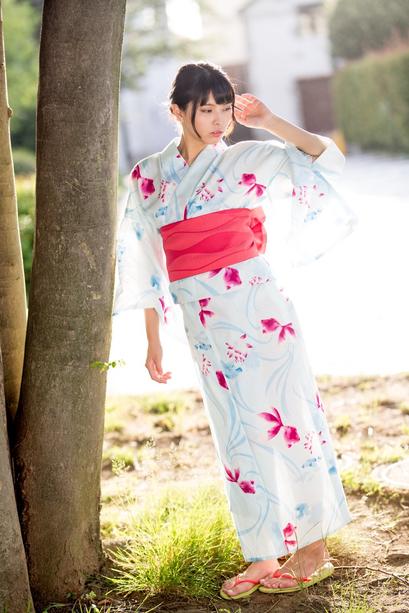 Adorable and playful damsel Miharu Mochizuki bares her smoking hot body in Mochi Kimono  in All Gravure set Mochi Kimono