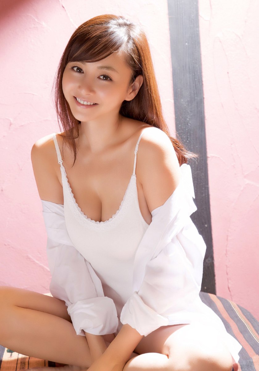 Blossoming young Allgravure Model Anri Sugihara shows off her stunning body in Pure One Piece  in All Gravure set Pure One Piece