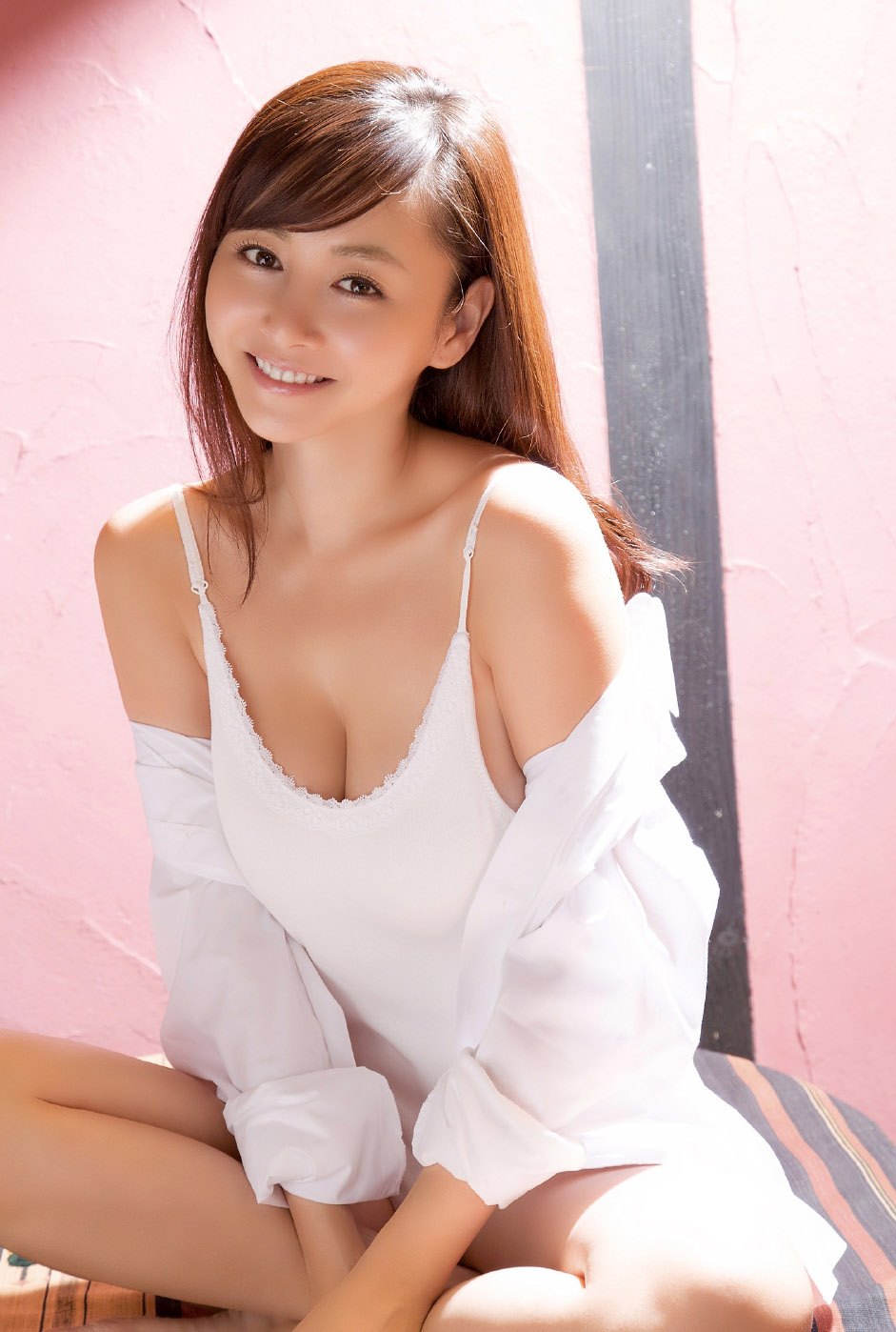 Romantic and effortlessly beautiful all gravure beauty Anri Sugihara posing in Lets Be Together  in All Gravure set Lets Be Together