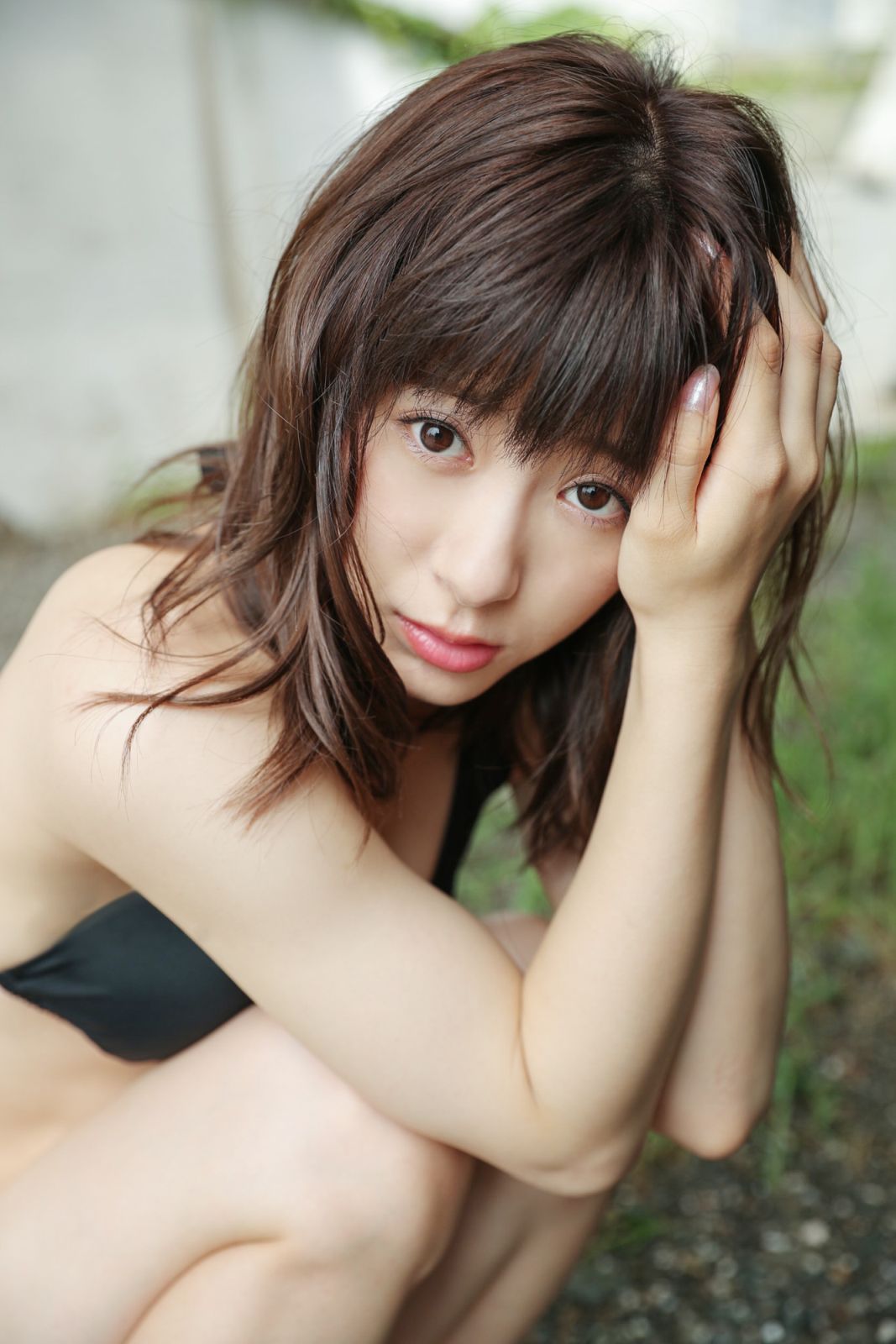 Sweet and charming all gravure model Erina Ikuta seductive in Sullen Heart 1  in All Gravure set Sullen Heart 1