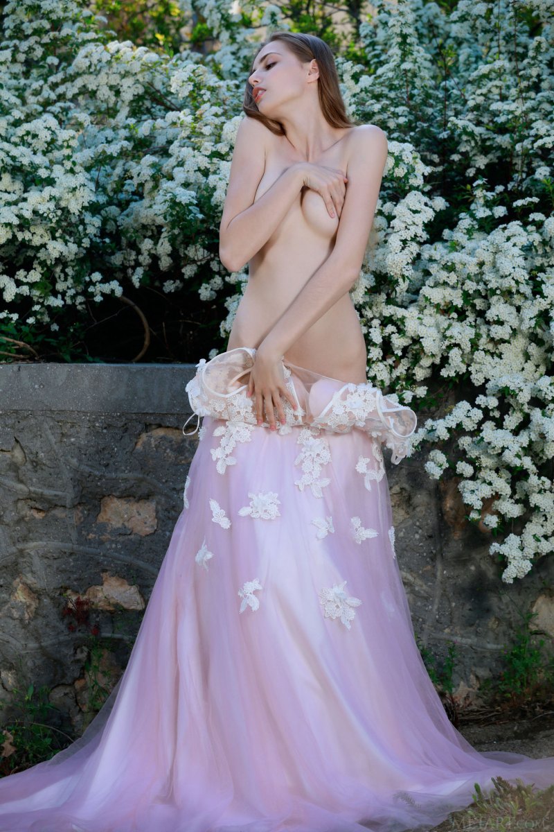 Elle Tan fantastic bride is ready to spend her first night with you  in Metart set Fantasy Bride