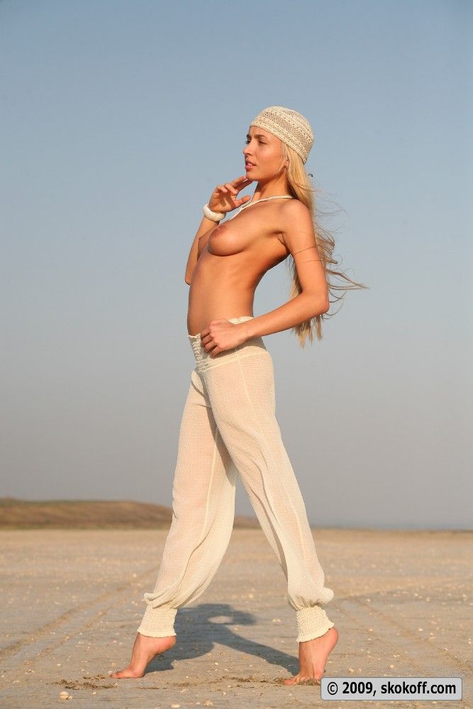 Graceful model Kira shows off her stunning body in Mediterranean  in Skokoff set Mediterranean