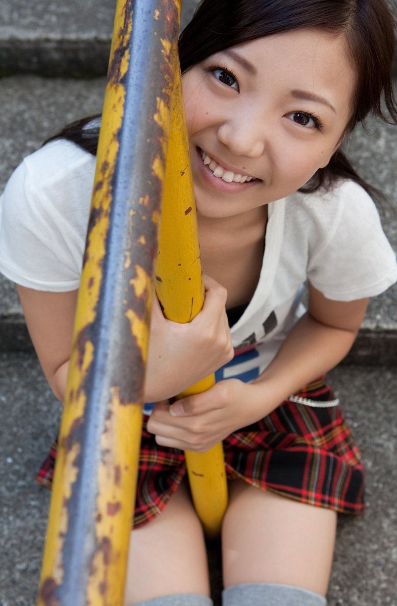 Sexy yet charming damsel Fuuka Nishihama posing in If You Love Me 1  in All Gravure set If You Love Me 1