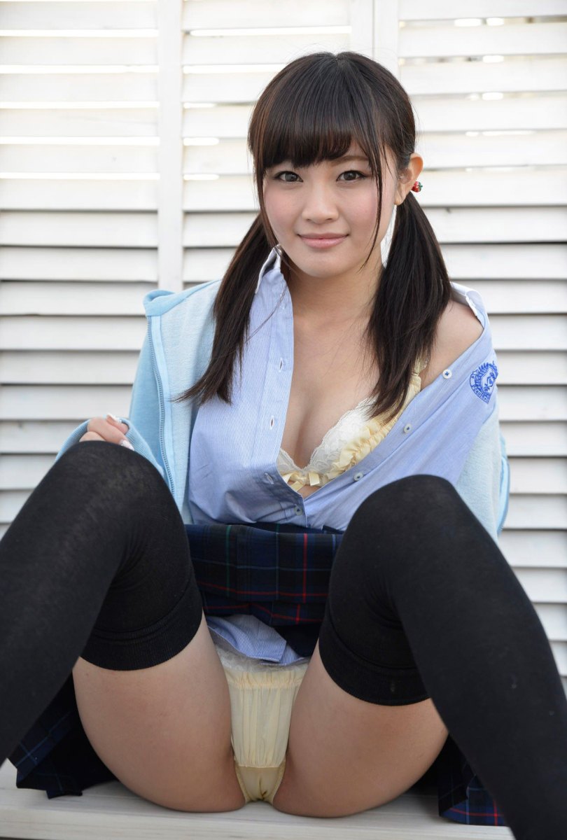 Alluring All Gravure Girl Azumi Hirabayashi charming in Transfer Student  in All Gravure set Transfer Student