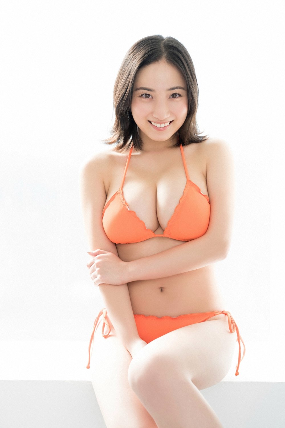 Graceful allgravure model Saaya posing in Perfect Bust  in All Gravure set Perfect Bust