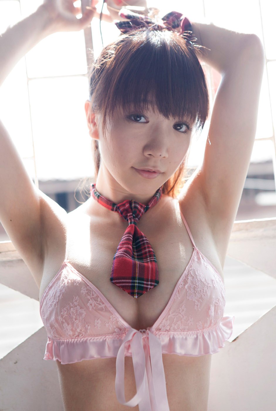 Blossoming young beauty Airi Hirayama shows off her gorgeous body in Beautiful Bust  in All Gravure set Beautiful Bust