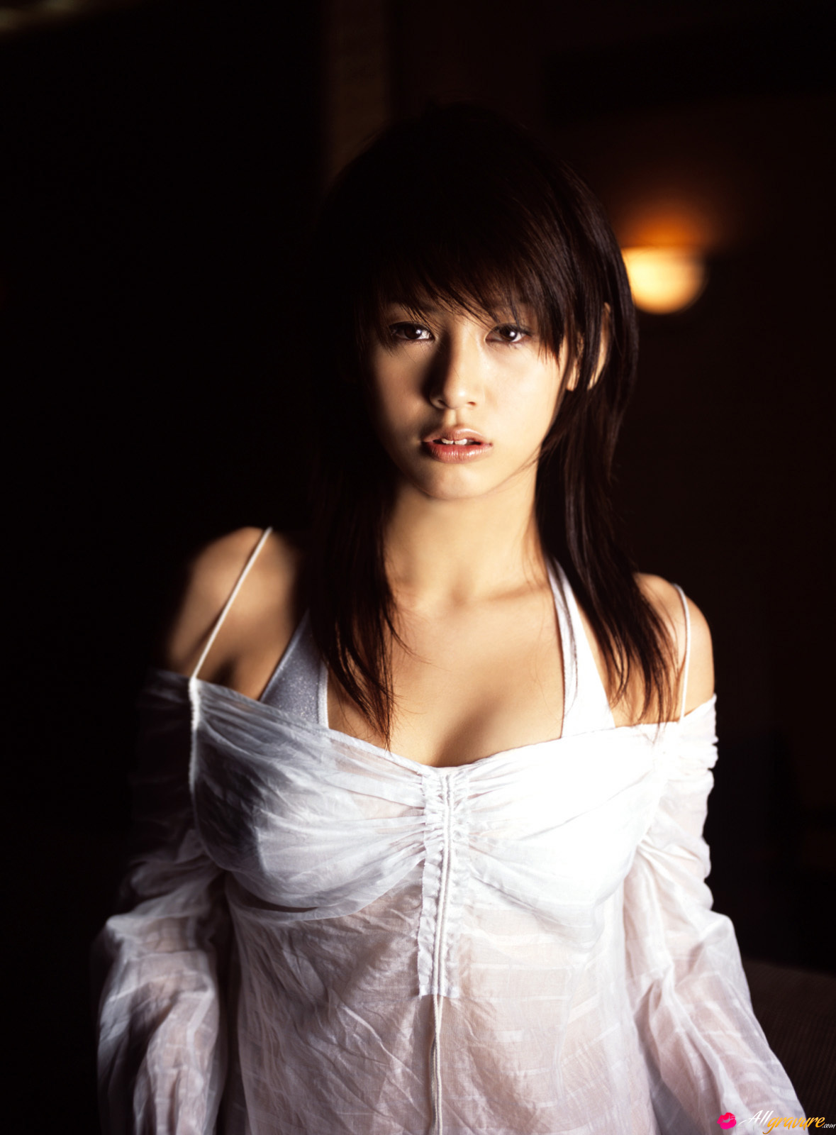 Blossoming young beauty Yuka Kosaka delightfully poses in Ny 19 6  in All Gravure set Ny 19 6