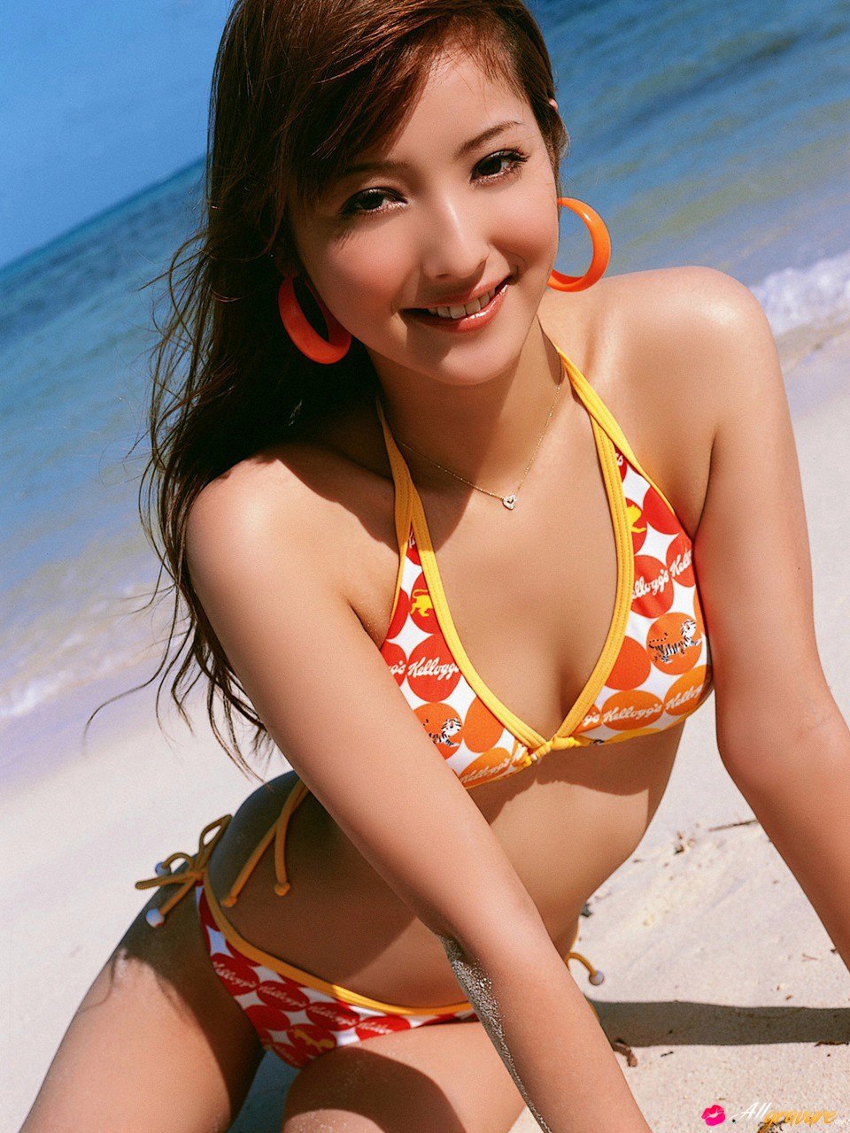 All natural angel Nozomi Sasaki stuns everyone with her seductive body in Rainbow Smile  in All Gravure set Rainbow Smile