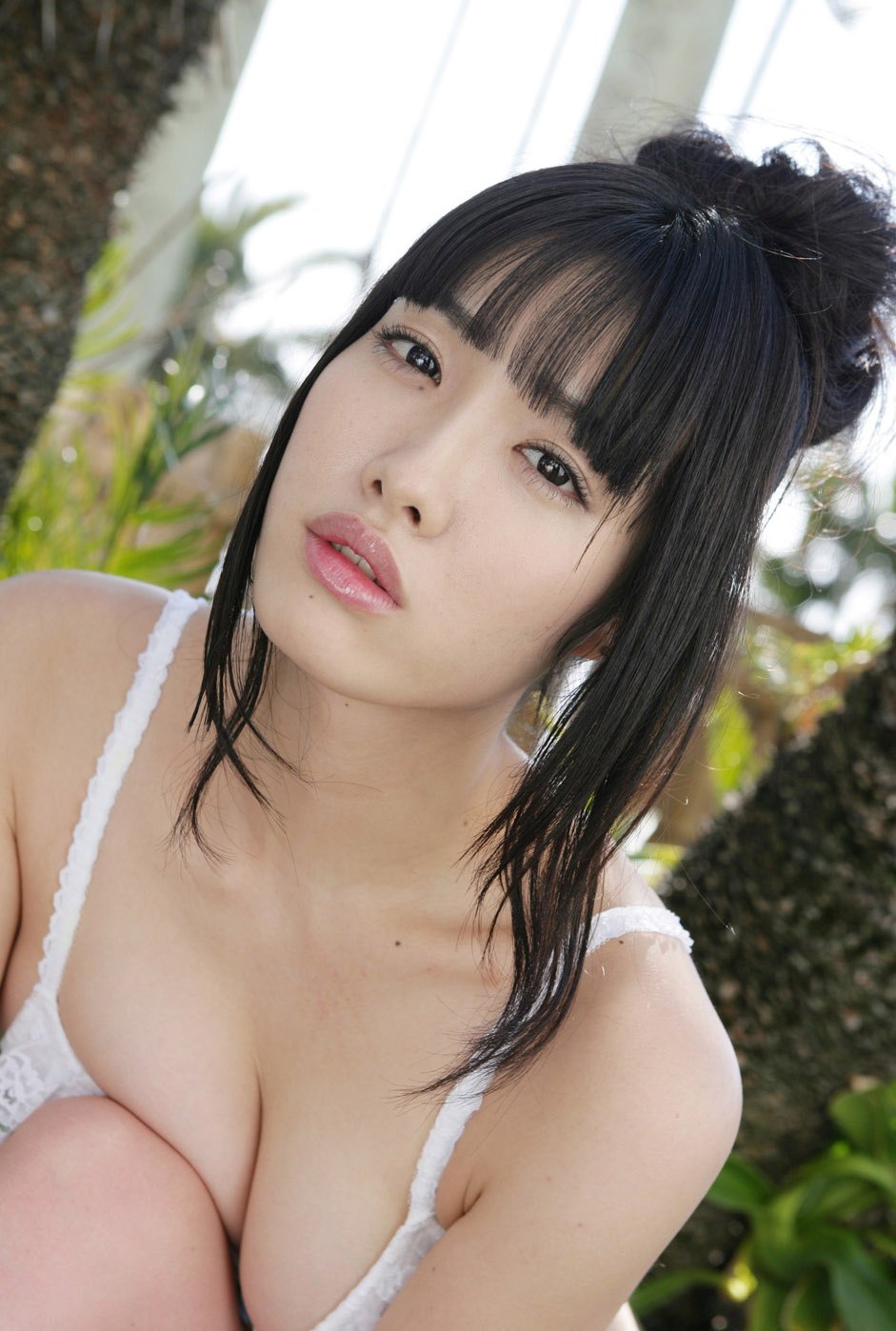 Cute doll all gravure girl Ana Konno erotically poses in Pigtails  in All Gravure set Pigtails