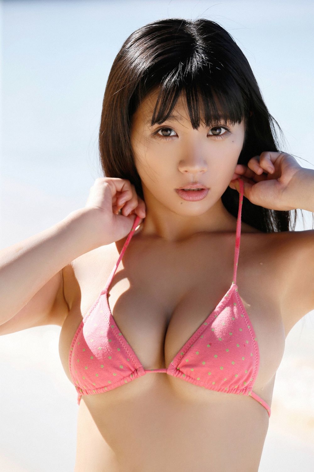 Romantic and effortlessly beautiful vixen Aya Hazuki seductive in Summer Beauty  in All Gravure set Summer Beauty