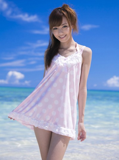 Perfectly Shaped vixen Aino Kishi enchanting in Perfect Skies 2  in All Gravure set Perfect Skies 2